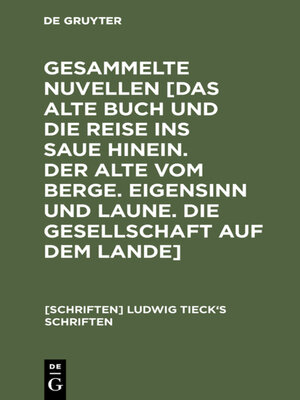 cover image of Novellen